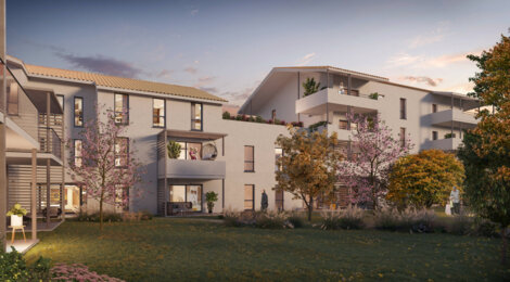 Programme immobilier neuf SAN ANDREA - Saint-André-de-Sangonis : Appartements studio–T4 avec terrasses, verger partagé et proximité vallée de l’Hérault (34725) - Référence : 14713