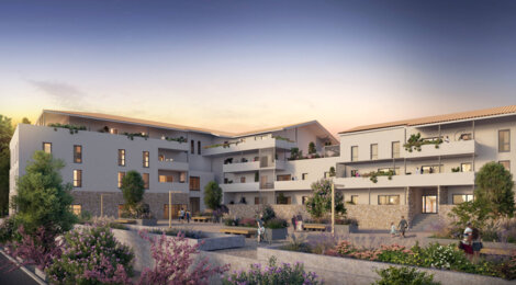 Programme immobilier neuf SAN ANDREA - Saint-André-de-Sangonis : Appartements studio–T4 avec terrasses, verger partagé et proximité vallée de l’Hérault (34725) - Référence : 14713
