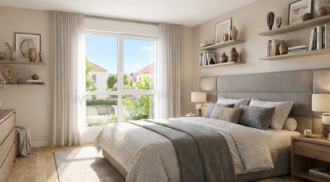 Programme immobilier neuf LA PLAGE AUX CHAMPS - Saint-Arnoult-en-Yvelines : appartements neufs au cœur de la forêt de Rambouillet, façades en briques (78730) - Référence : 17873