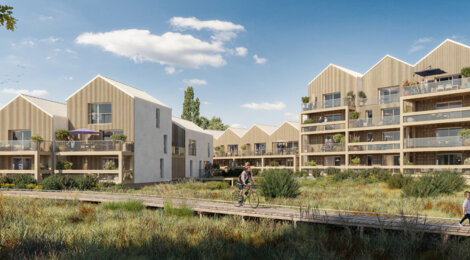 Programme immobilier neuf CAP VERT - Saint-Avé résidence neuve à 11 min de Vannes (56890) - Référence : 17734