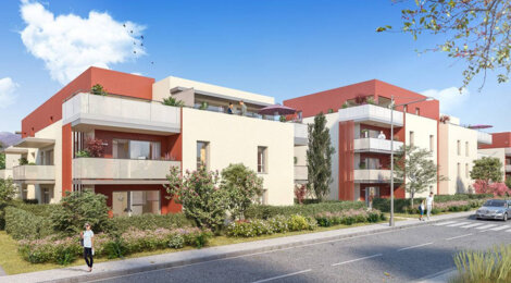 Programme immobilier neuf RESIDENCE CARMINA - Saint-Baldoph : Appartements T2–T5 avec terrasses, jardins et norme RT2012 au cœur du Grand Chambéry (73190) - Référence : 4066
