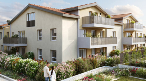 Programme immobilier neuf Côté centre - Saint-Bonnet-de-Mure appartements proches du centre-ville (69720) - Référence : 18243