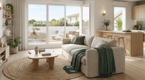 Programme immobilier neuf Côté centre - Saint-Bonnet-de-Mure appartements proches du centre-ville (69720) - Référence : 18243