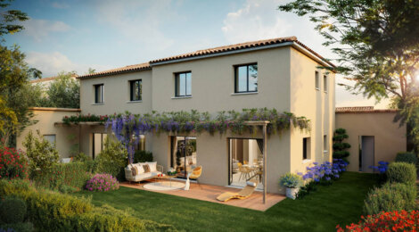 Programme immobilier neuf La Pinède - Saint-Cannat : Villas neuves intimistes aux portes d’Aix-en-Provence (13760) - Référence : 8912