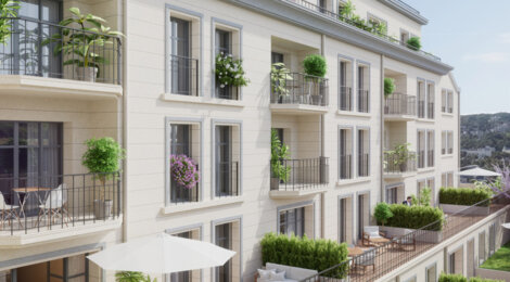 Programme immobilier neuf Résidence Longchamp - Saint Cloud appartements lumineux près des quais de Seine (92210) - Référence : 17474