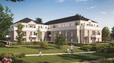 Programme immobilier neuf La Saint-Cyrienne - Saint-Cyr-sur-Loire : appartements neufs du 2 au 4 pièces à 10 min du Vieux Tours (37540) - Référence : 15323