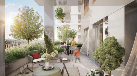 Programme immobilier neuf Les Lumières Pleyel "Astra" - Saint-Denis à proximité des métros 13, 14 et du RER D (93200) - Référence : 15247