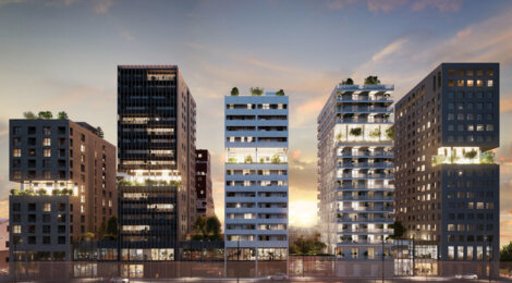 Programme immobilier neuf Les Lumières Pleyel "Astra" - Saint-Denis à proximité des métros 13, 14 et du RER D (93200) - Référence : 15247