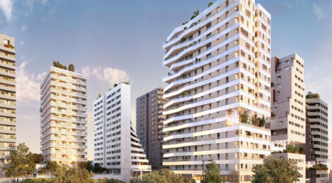 Programme immobilier neuf Les Lumières Pleyel "Astra" - Saint-Denis à proximité des métros 13, 14 et du RER D (93200) - Référence : 15247