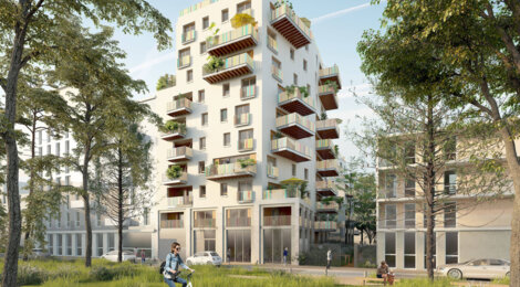 Programme immobilier neuf Les Balcons - Saint-Denis : appartements neufs du studio au 4 pièces au pied du métro 13 (93200) - Référence : 15768