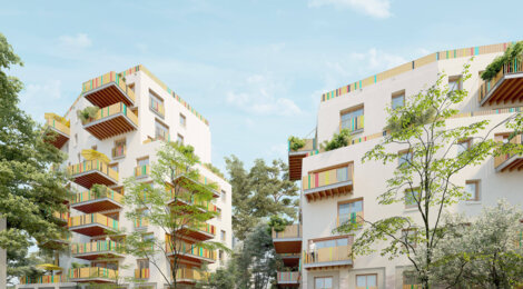 Programme immobilier neuf Les Balcons - Saint-Denis : appartements neufs du studio au 4 pièces au pied du métro 13 (93200) - Référence : 15768