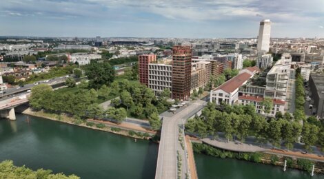 Programme immobilier neuf APOGEE - Saint-Denis : appartements neufs du studio au 5 pièces en village des Athlètes (93200) - Référence : 15431