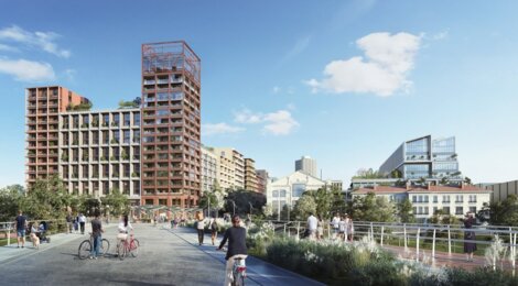 Programme immobilier neuf APOGEE - Saint-Denis : appartements neufs du studio au 5 pièces en village des Athlètes (93200) - Référence : 15431