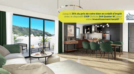 Programme immobilier neuf Résidence FRANCOIS 1er - Saint-Denis : appartements neufs du studio au T4 à 2 min du Jardin de l'État (97400) - Référence : 11136
