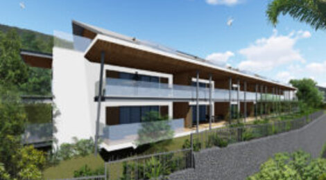Programme immobilier neuf Les Jardins d'Elya - Saint-Denis : Appartements T3–T5 avec jardins, parkings et normes énergétiques dans le quartier Bellepierre (97400) - Référence : 14260