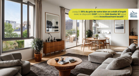 Programme immobilier neuf GIULIA - Saint-Denis centre-ville à deux pas du littoral (97400) - Référence : 12947