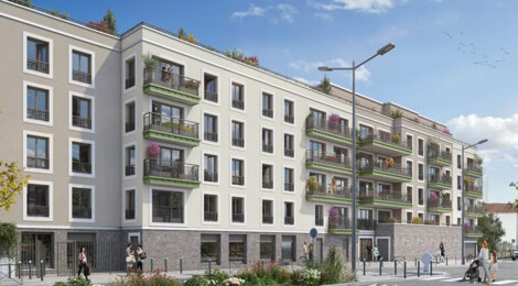 Programme immobilier neuf Le Jade - Saint-Denis cœur du quartier Potier proche RER D et Tram T11 (93200) - Référence : 16660