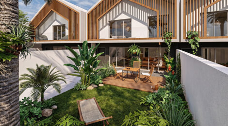 Programme immobilier neuf LES VILLAS HERMIONE - Saint-Denis villas d’architecte avec jardin et varangue (97400) - Référence : 18241