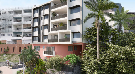 Programme immobilier neuf ECRIN DE BELLEPIERRE - Saint-Denis, vue mer d’exception dans le quartier Bellepierre (97400) - Référence : 13694