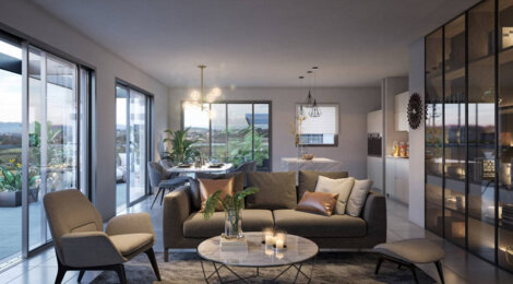 Programme immobilier neuf CONTEMPLATION - Saint-Didier-au-Mont-d’Or : Appartements T2–T5 avec terrasses, jardins privatifs et proximité vallon (69370) - Référence : 14768