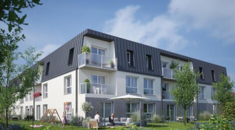 Programme immobilier neuf LE NOBEL - Saint-Étienne-du-Rouvray : appartements neufs de 1 à 3 pièces proche métro (76800) - Référence : 15286