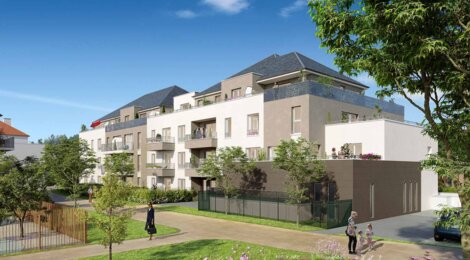 Programme immobilier neuf Green Central - Saint-Fargeau-Ponthierry, résidence neuve à 8 km de Melun et 40 km de Paris (77310) - Référence : 15975