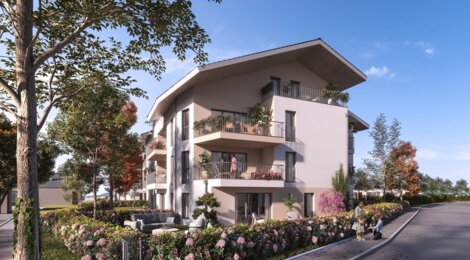 Programme immobilier neuf SYMBIOSE - Saint-Félix, résidence neuve et proximité Annecy en ville-village (74540) - Référence : 15972