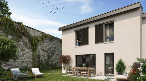Programme immobilier neuf LE CLOS DES CERISIERS - Saint-Genis-les-Ollières : Appartements T2–T4 et maisons T4 avec jardins, garages et ascenseur en centre-ville (69290) - Référence : 6667