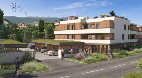 Programme immobilier neuf AMBRE - Saint-Genis-Pouilly proche de Genève et du lac Léman (01630) - Référence : 18324
