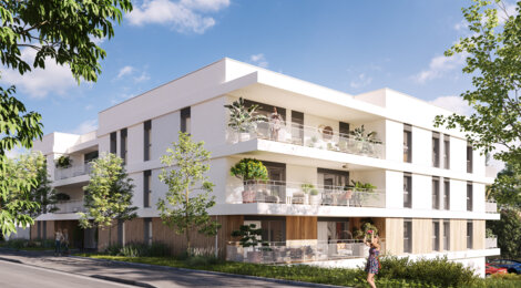 Programme immobilier neuf LE QUARK - Saint-Genis-Pouilly, résidence neuve à 6 min de la frontière suisse et du lac Léman (01630) - Référence : 15973