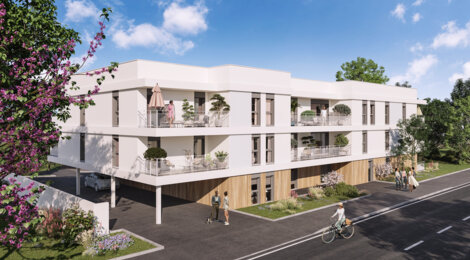 Programme immobilier neuf LE QUARK - Saint-Genis-Pouilly, résidence neuve à 6 min de la frontière suisse et du lac Léman (01630) - Référence : 15973