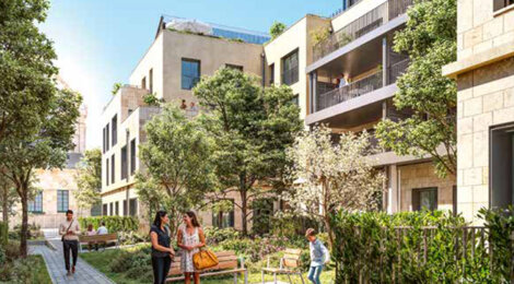 Programme immobilier neuf CLOS SAINT LOUIS - Acte IV : Résidences Ourches - Saint-Germain-en-Laye adresse familiale au Clos Saint-Louis (78100) - Référence : 17359