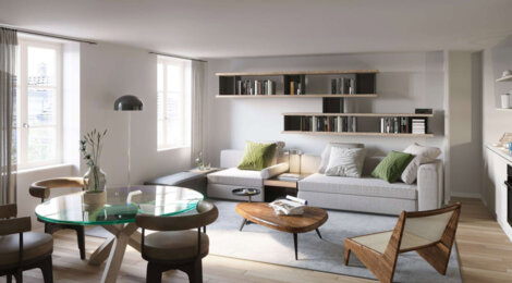Programme immobilier neuf LE 22 ST-GER -  Saint-Germain-en-Laye : appartements neufs du studio au 2 pièces en cœur de ville (78100) - Référence : 8167