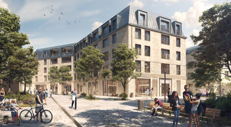 Programme immobilier neuf CLOS SAINT LOUIS - DESOYER - Saint-Germain-en-Laye : appartements neufs du studio au 5 pièces à 850 m du RER A (78100) - Référence : 15506