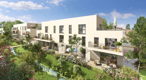 Programme immobilier neuf VILLA RIVA - Saint-Germain-en-Laye : Appartements studio–T5 avec terrasses, garage et RT2012 proche du lycée international (78100) - Référence : 14290