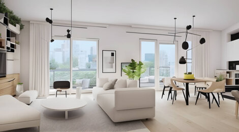 Programme immobilier neuf VILLA RIVA - Saint-Germain-en-Laye : Appartements studio–T5 avec terrasses, garage et RT2012 proche du lycée international (78100) - Référence : 14290