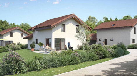 Programme immobilier neuf LES VILLAS PREAMBULE - Saint-Germain-sur-Rhône maisons avec jardin proches de Genève (01200) - Référence : 18004