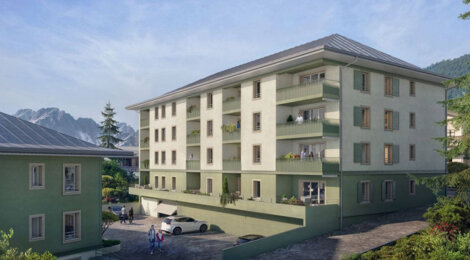 Programme immobilier neuf BELLE SOURCE - Saint-Gervais-les-Bains : appartements neufs T2–T3 proche de la gare et des pistes de ski (74170) - Référence : 15751