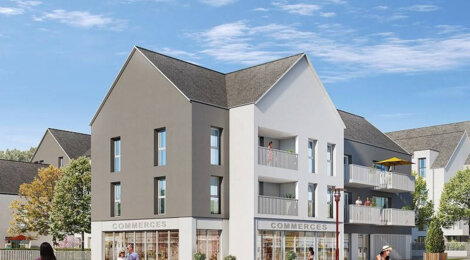 Programme immobilier neuf Ter Gilly - Saint-Gilles : Appartements T2–T5 avec balcons, terrasses et chaudière gaz proche de la mairie (35590) - Référence : 14218