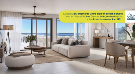 Programme immobilier neuf RESIDENCE FLORENCE - Saint-Gilles-les-Bains vue mer au cœur du centre (97460) - Référence : 12089