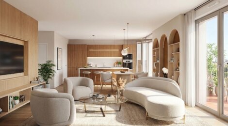 Programme immobilier neuf Le Grand Chêne - Saint-Herblain à proximité  du tramway (44800) - Référence : 15510