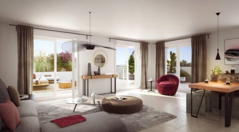 Programme immobilier neuf Les Terrasses des Floralies - Saint-Herblain à quelques pas du tramway ligne 3 (44800) - Référence : 15504