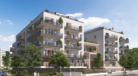 Programme immobilier neuf Les Terrasses des Floralies - Saint-Herblain à quelques pas du tramway ligne 3 (44800) - Référence : 15504