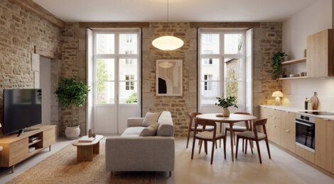 Programme immobilier neuf Manoir de la Garotterie - Saint-Herblain appartements réhabilités au Manoir La Garotterie (44800) - Référence : 18087