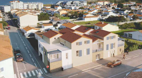 Programme immobilier neuf Beau rivage - Saint Hilaire de Riez appartements proches plage et front de mer (85270) - Référence : 17525