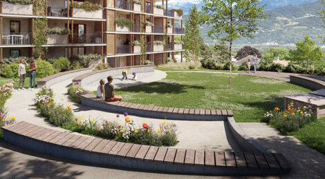 Programme immobilier neuf FLEUR DE VIGNE - Saint-Ismier implantée au cœur du Grésivaudan (38330) - Référence : 13809