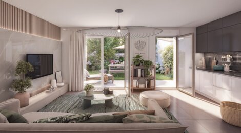 Programme immobilier neuf Honoré - Saint-Jacques-de-la-Lande : appartements et maison neuve T2–T5 à 8 min du métro La Courrouze (35136) - Référence : 15288