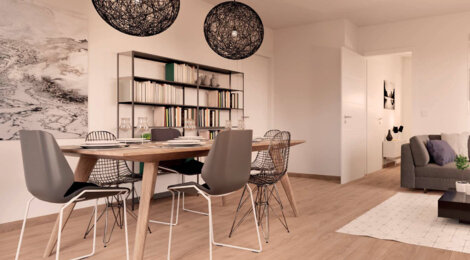 Programme immobilier neuf L'Envol - Saint-Jacques-de-la-Lande : Appartements studio–T5 avec domotique, double vitrage et verdure proche du métro La Courrouze (35136) - Référence : 14400