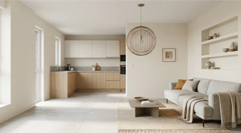 Programme immobilier neuf L'Envol - Saint-Jacques-de-la-Lande : Appartements studio–T5 avec domotique, double vitrage et verdure proche du métro La Courrouze (35136) - Référence : 14400