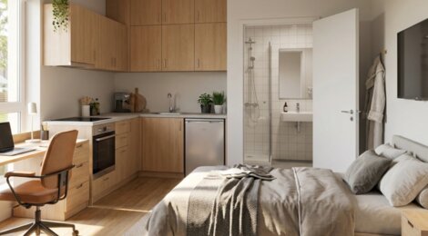 Programme immobilier neuf EVOLIA - Saint-Jean-de-la-Ruelle résidence étudiante à deux pas des écoles (45140) - Référence : 15614